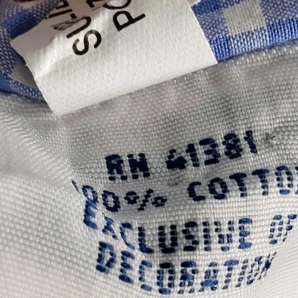 Polo Ralph Lauren Shirt Men's Size XLT Blue Gingham Pink Pony Button Down LS - Picture 7 of 14